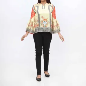 1PC- Digital Printed Shamoz Silk Top PW9011