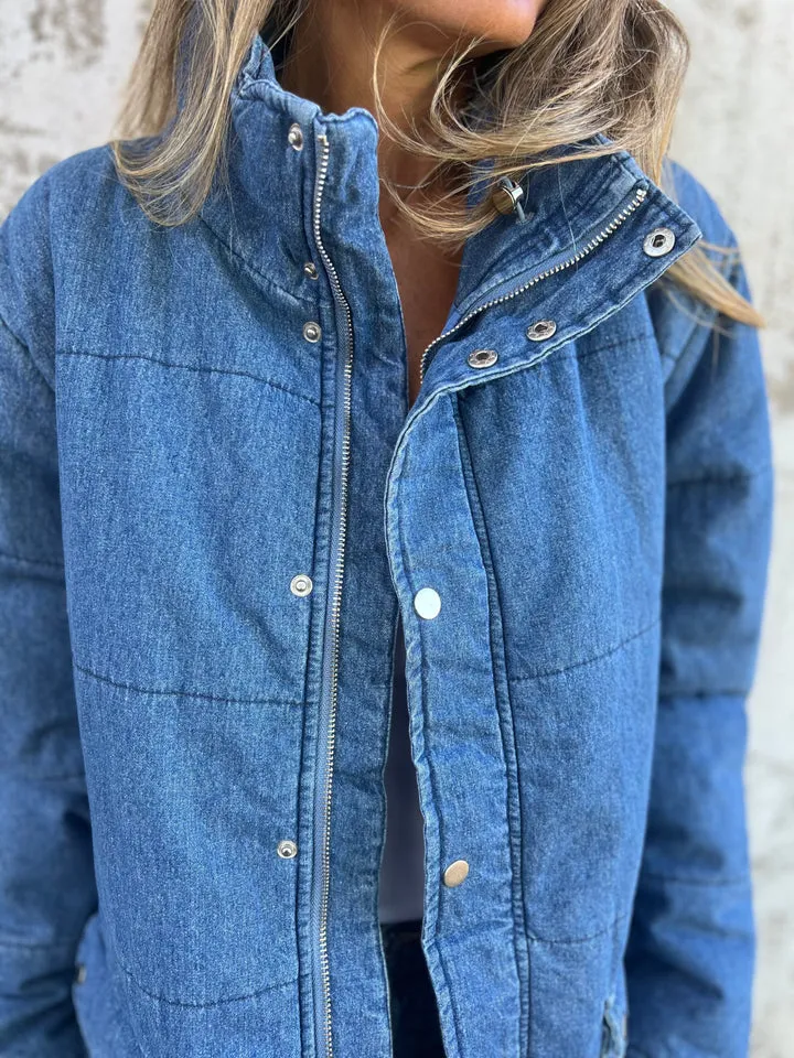 2024 New loose casual denim jacket for winter