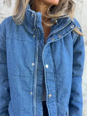 2024 New loose casual denim jacket for winter