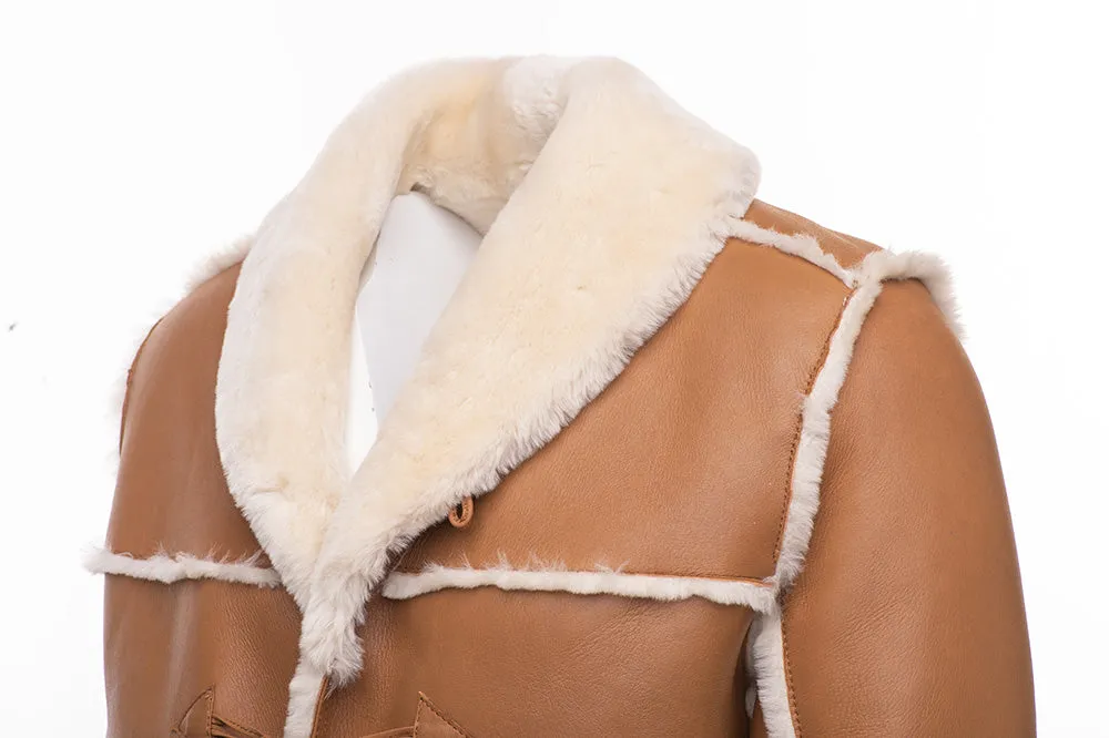 Ace Western Long Shearling Coat