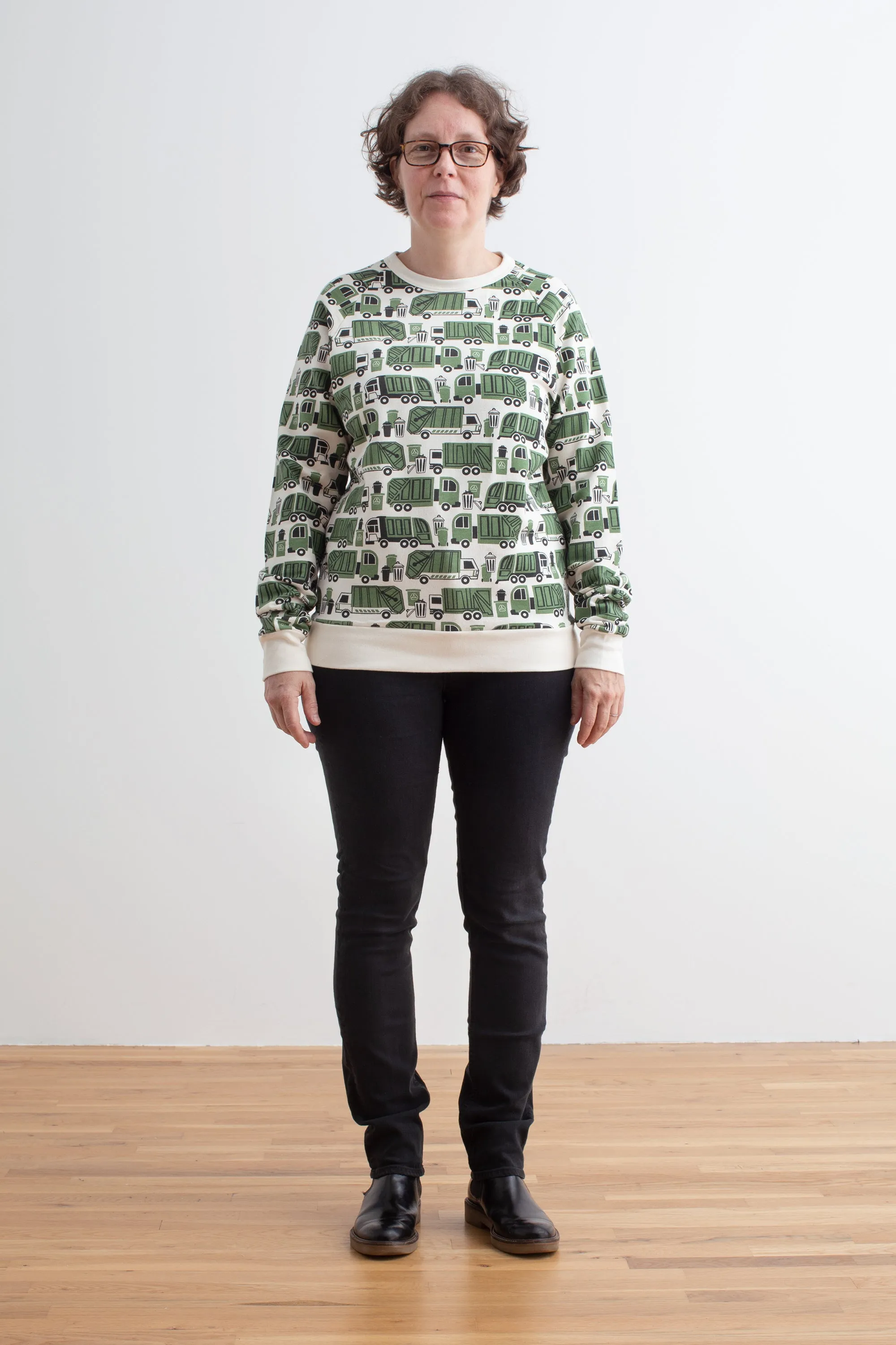 Adult Sweatshirt - Garbage & Recycling Green