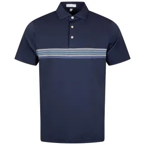 Archer Performance Jersey Polo Self Collar Navy - AW24