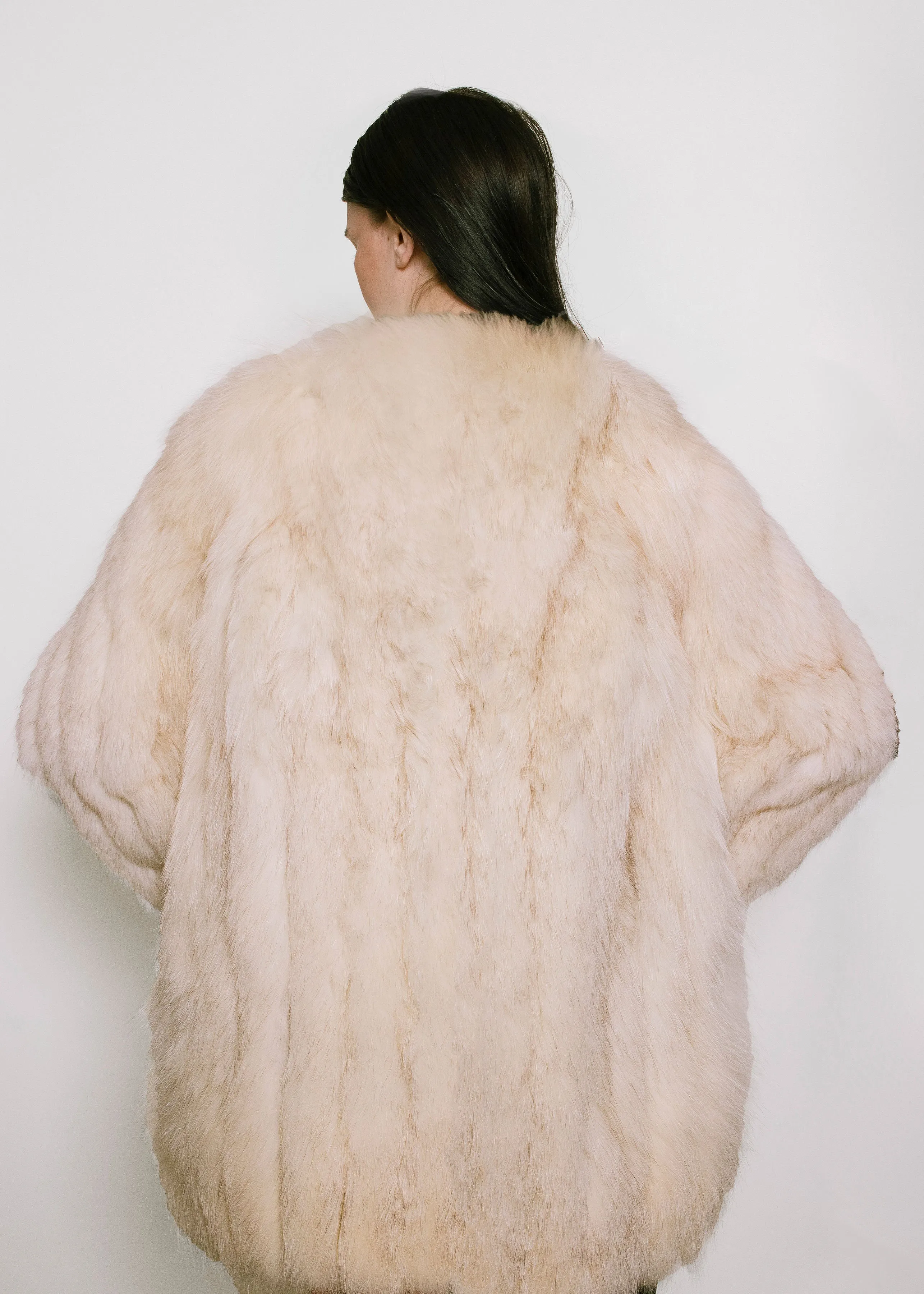 Arctic Fox White Fur Coat