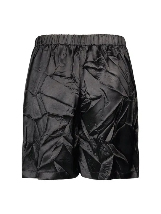 Balenciaga   Wide silk satin boxer briefs 