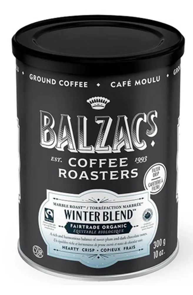 BALZAC'S COFFEE Winter Blend Ground Coffee