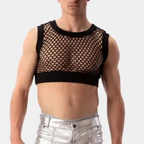 Barcode Berlin Mesh Crop Arman Black