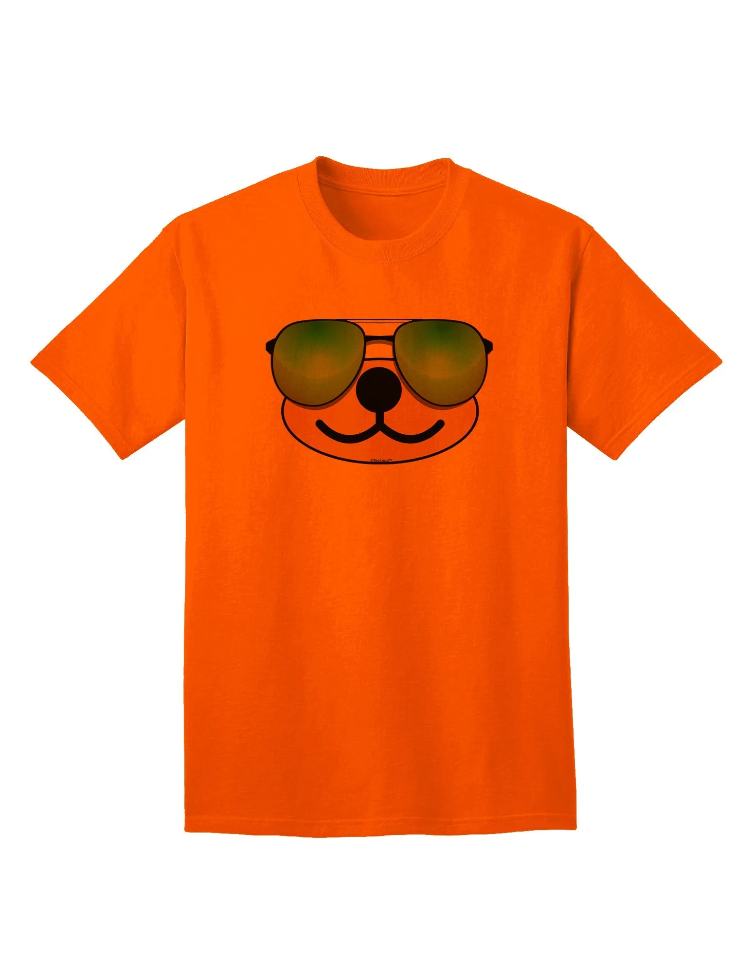 Beartholomew Cool Sunglasses Adult T-Shirt by Kyu-T Face