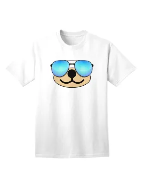 Beartholomew Cool Sunglasses Adult T-Shirt by Kyu-T Face