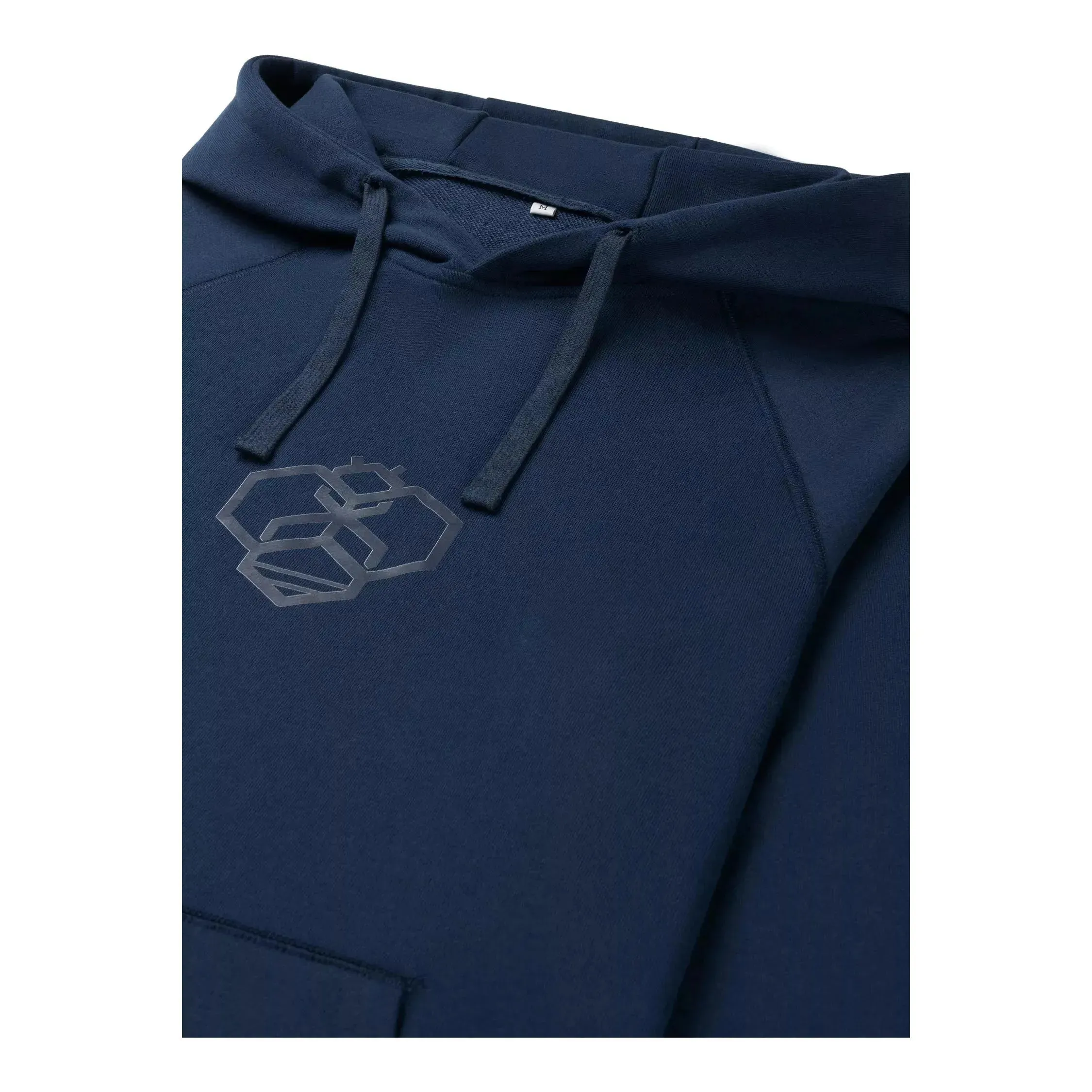 Bee Fitted Hoodie - Midnight Blue