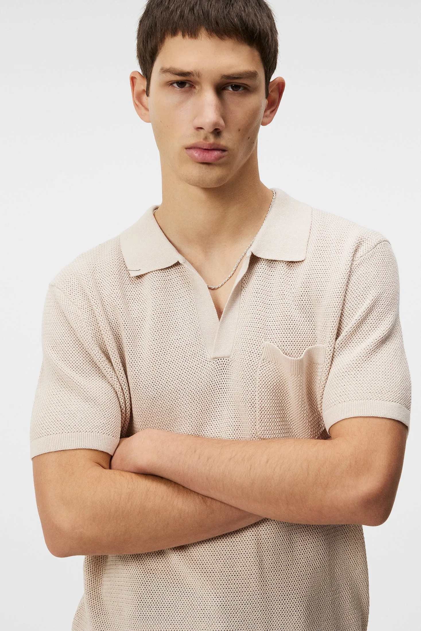 Ben Open Collar Polo