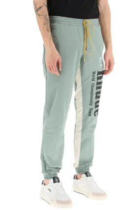 bicolor 'senna flight' pants