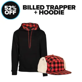 BILLED TRAPPER HAT   HOODIE