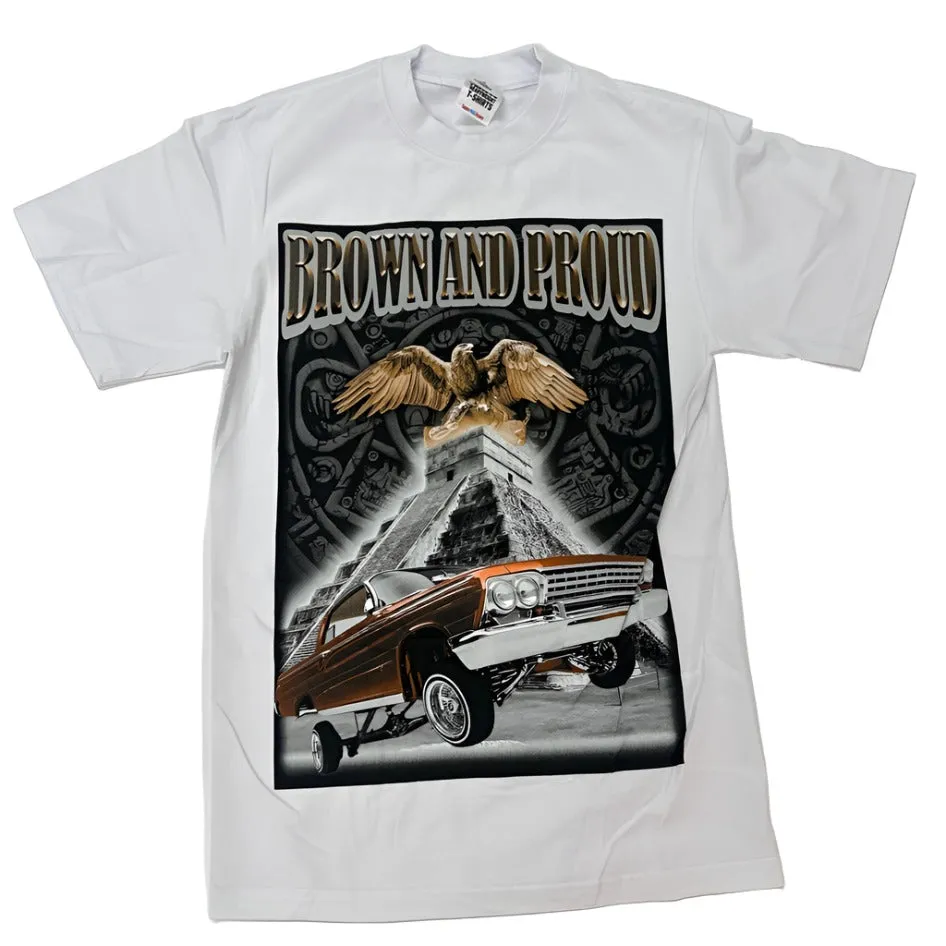 BILLIONAIRE Brown and Proud Lowriders Graphic T-Shirt