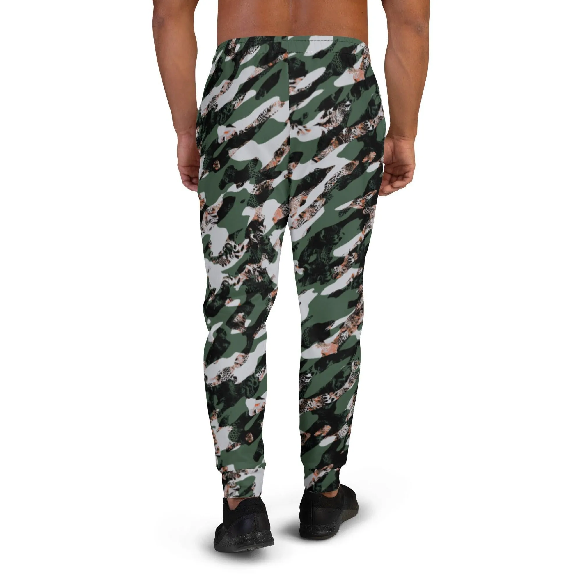 Black Camouflage Men's Street Joggers