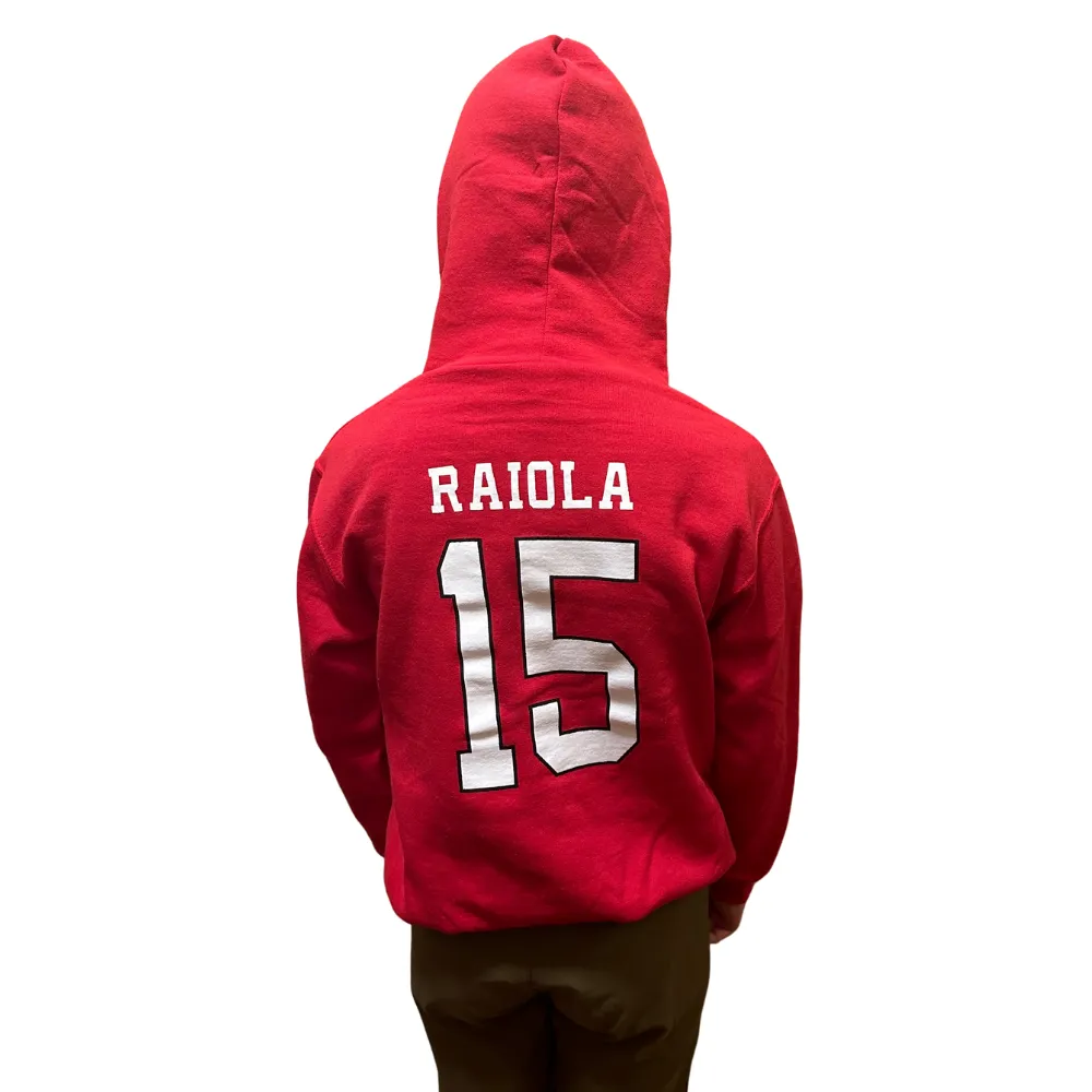 Boys'/Girls' Nebraska Huskers Youth Dylan Raiola Pill Box Hoodie