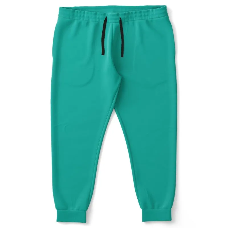 Bright Blue Cool Green Joggers | Unisex | with PLUS sizes | Bright Pure Blue Cool Green | C100M0Y50K0