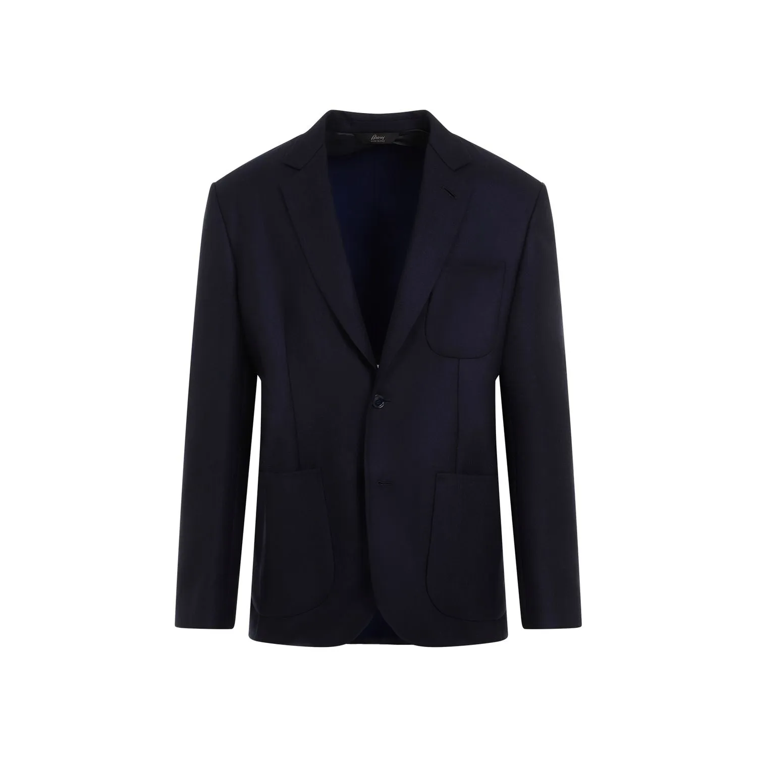 BRIONI Elegant Blue Wool-Silk Jacket