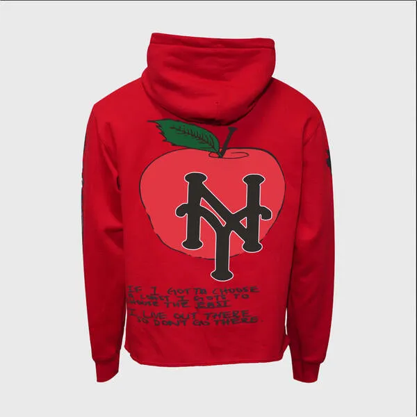 Cali to NYC Hoodie Red