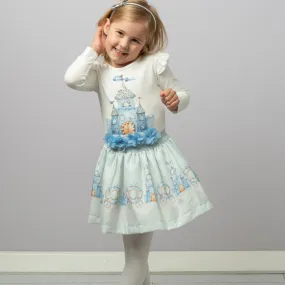 CARAMELO KIDS - Castle Skirt Set - Blue