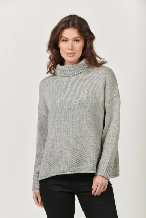 Cashmere Blend Roll Neck Jumper