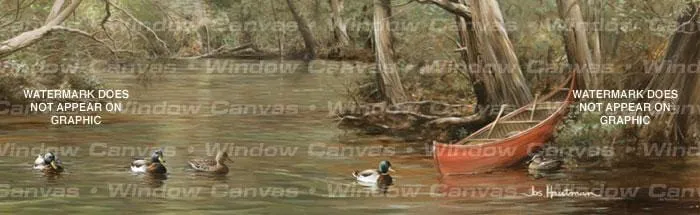 Cedar And Mallards Rear Window Decal