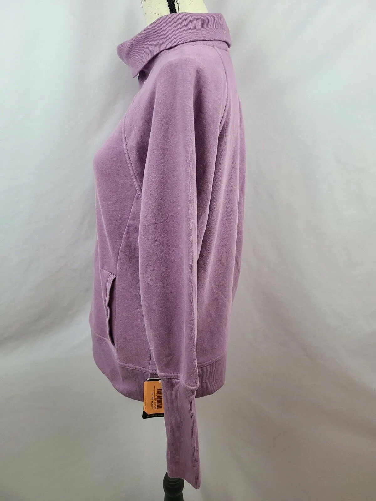 Champion C9 Women's Mauve Mist Long Sleeve French Terry Turtleneck Sweatshirt