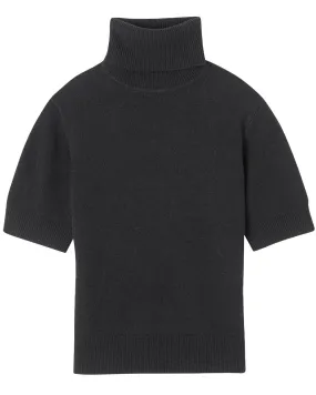 Charcoal Short Sleeve Ava Sweater