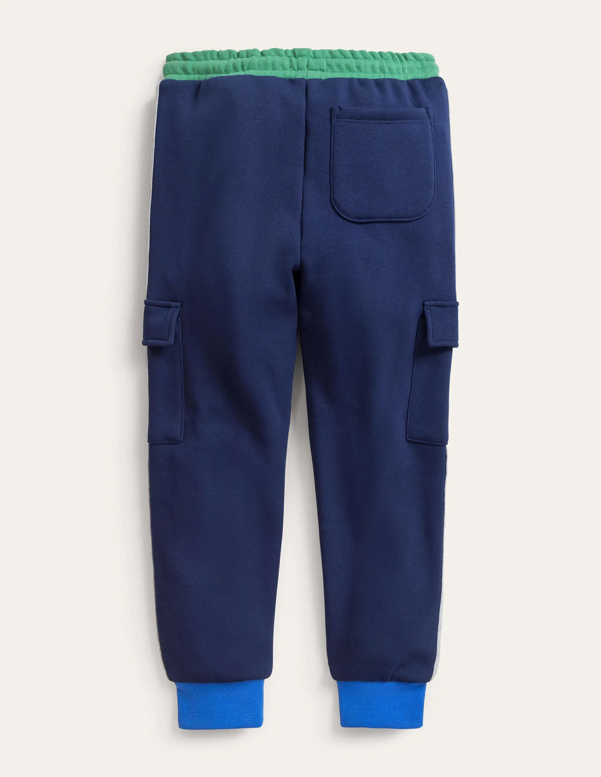 Colourblock Jogger-Deep Grass Green/College Navy