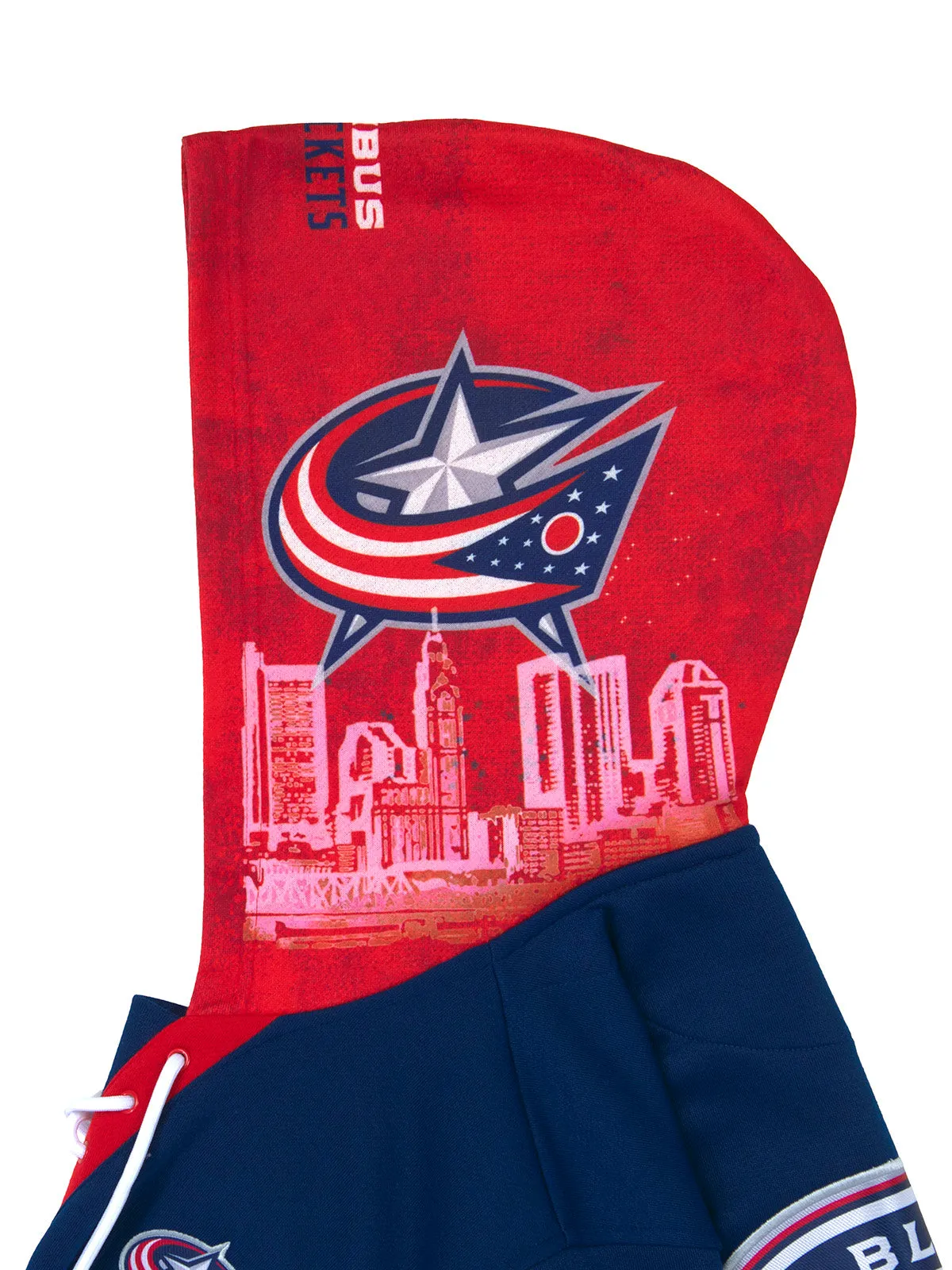 Columbus Blue Jackets Lace-Up Hoodie