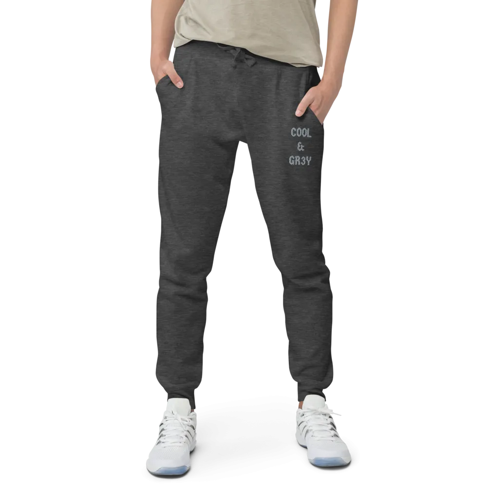 COOL & GR3Y - Unisex fleece Joggers