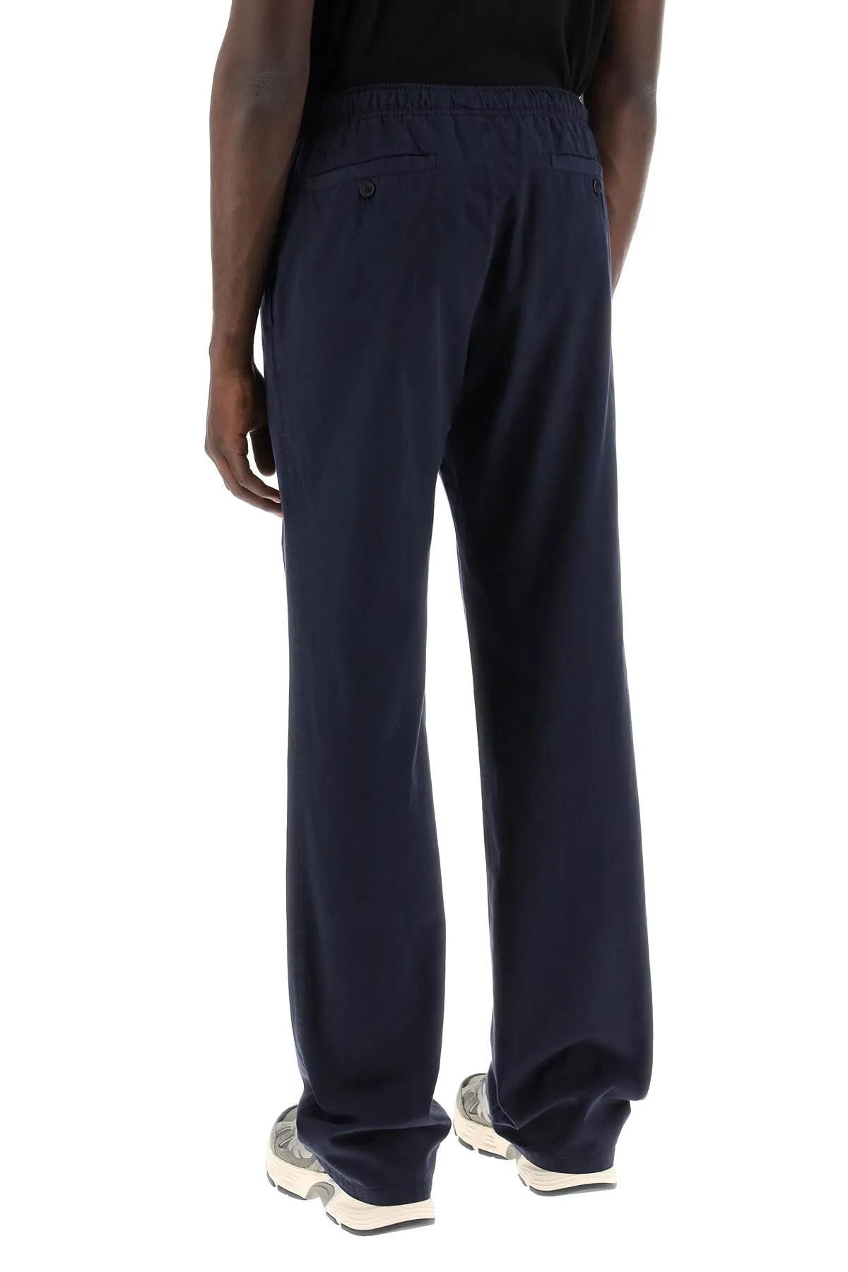 cotton gabardine travel joggers