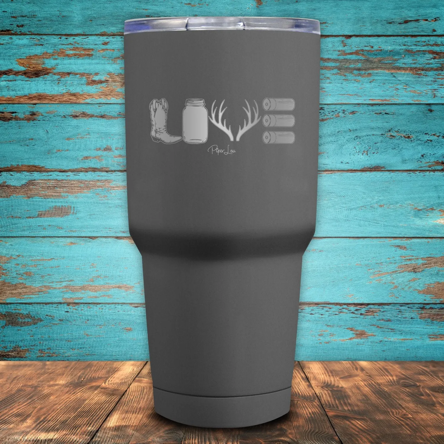 Country Girl Love Coated Drinkware