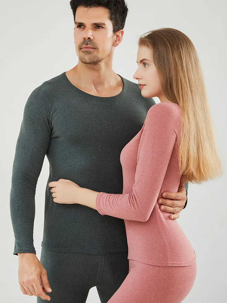 Couple Heating Fleece Thickening Pajamas Set