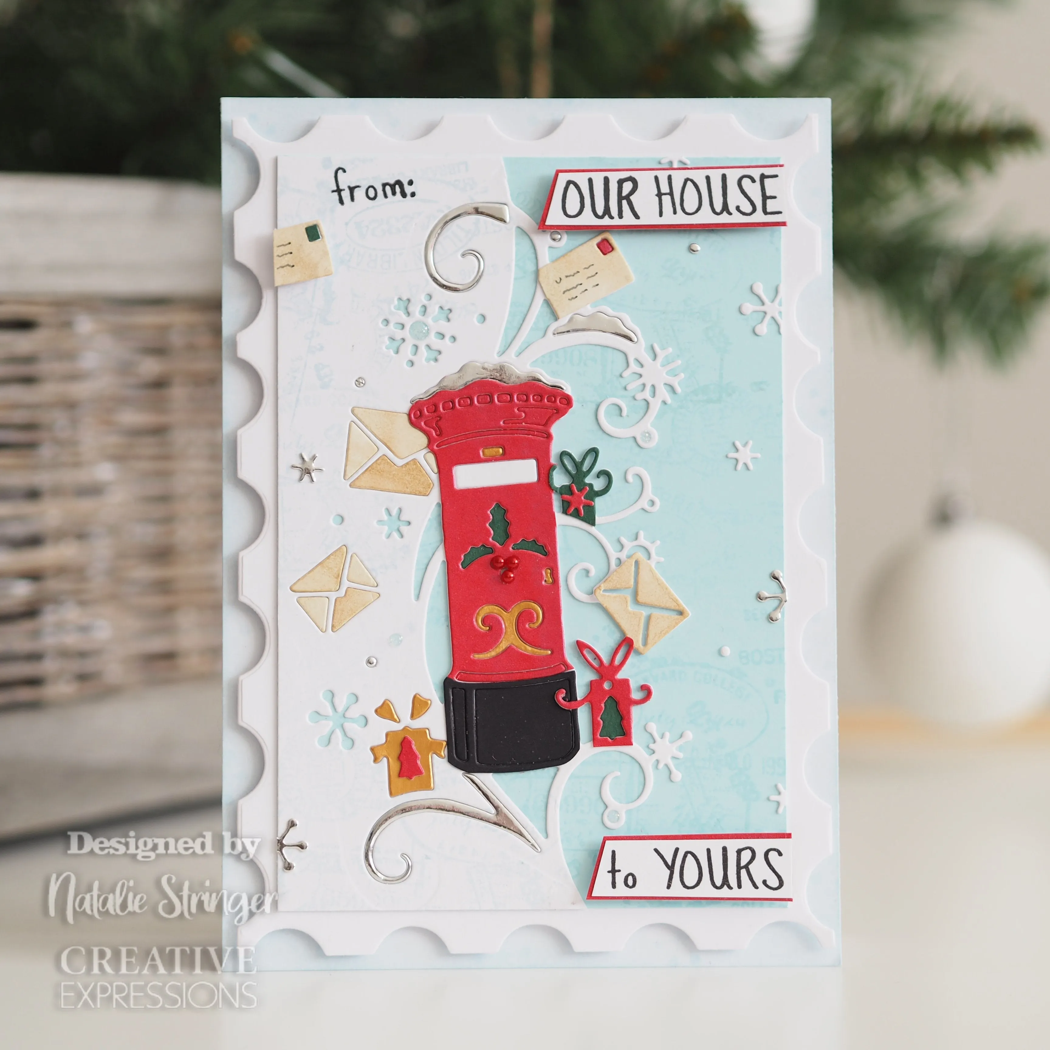 Creative Expressions Paper Cuts Christmas Post Edger Craft Die