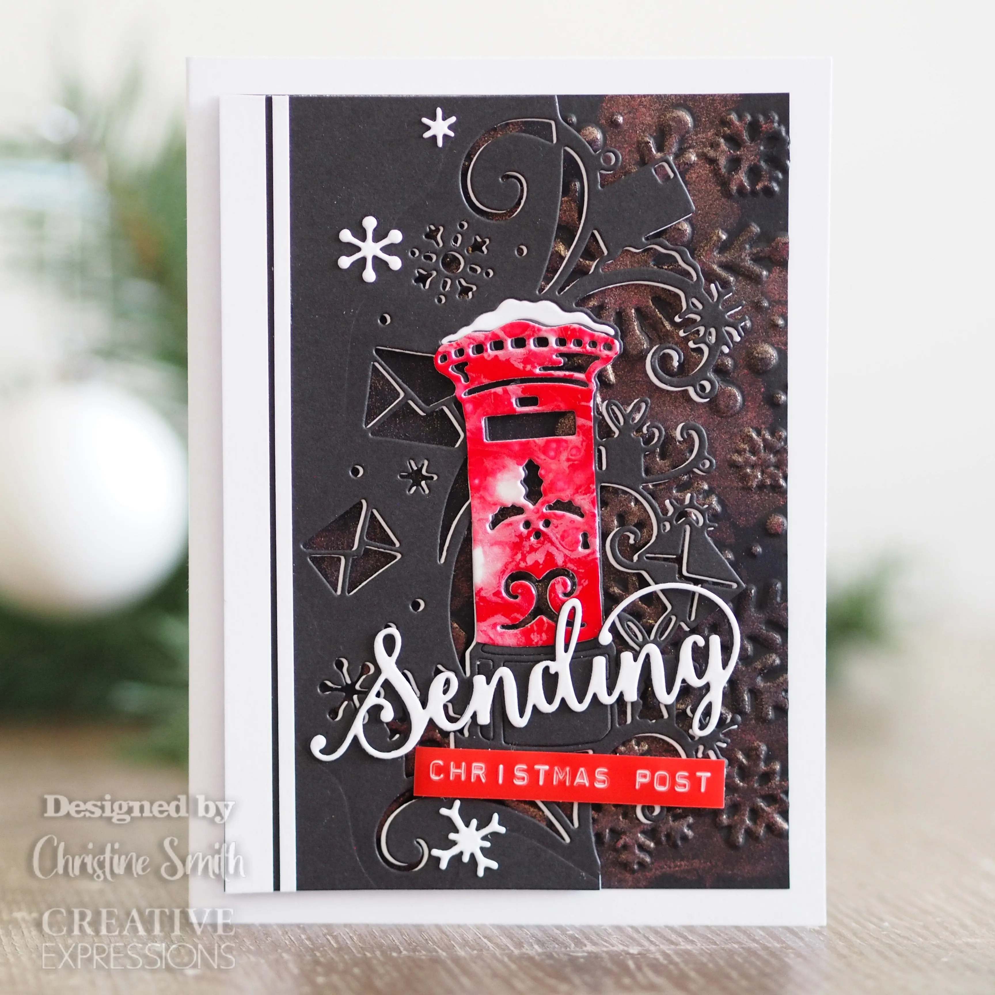 Creative Expressions Paper Cuts Christmas Post Edger Craft Die