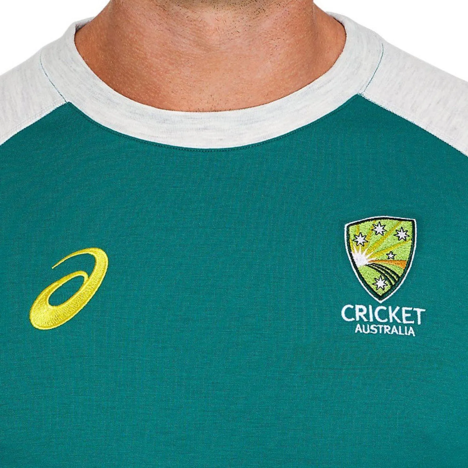 Cricket Australia Crew Fleece Sweater by Asics