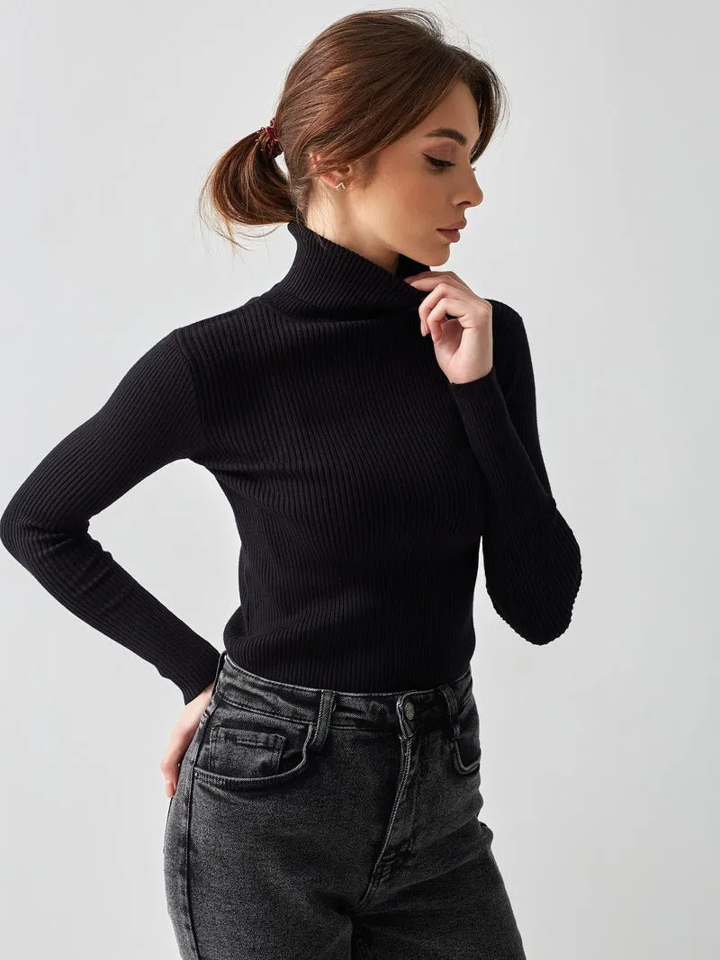 Dana Turtleneck Soft Warm Women Sweater