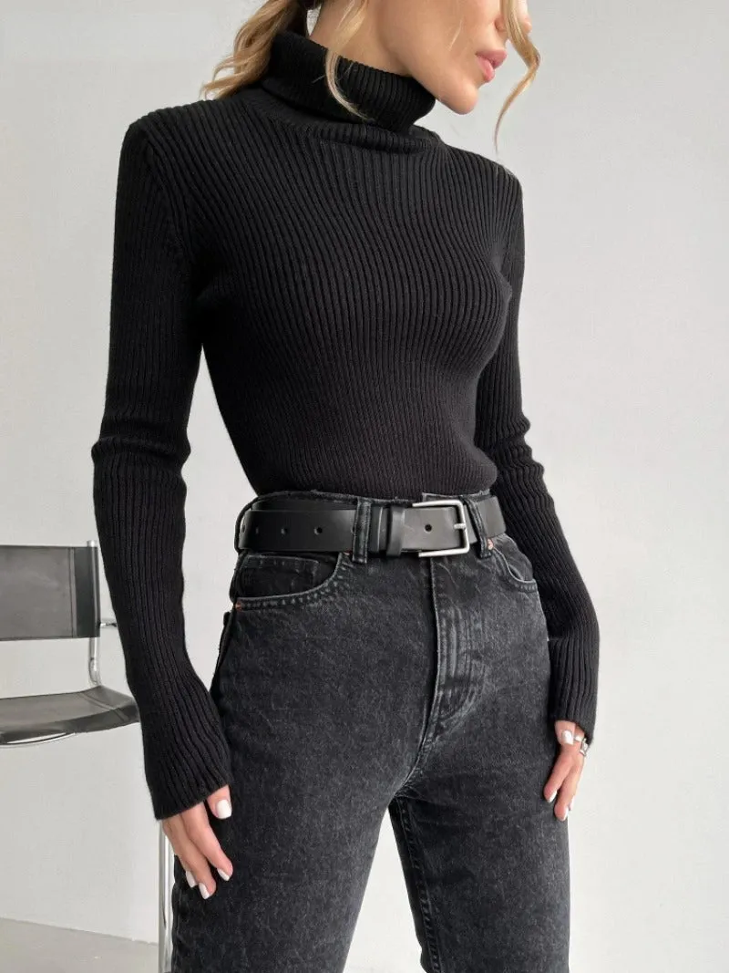 Dana Turtleneck Soft Warm Women Sweater