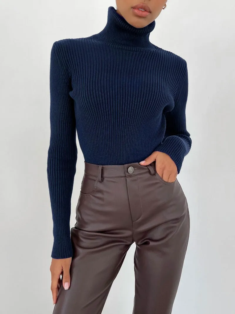 Dana Turtleneck Soft Warm Women Sweater