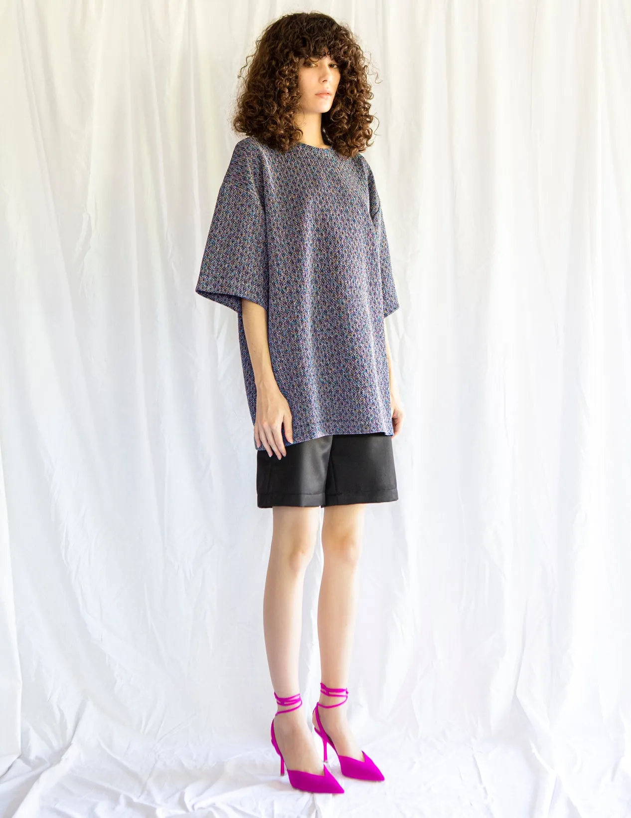 Diamond Knit Oversized Tshirt