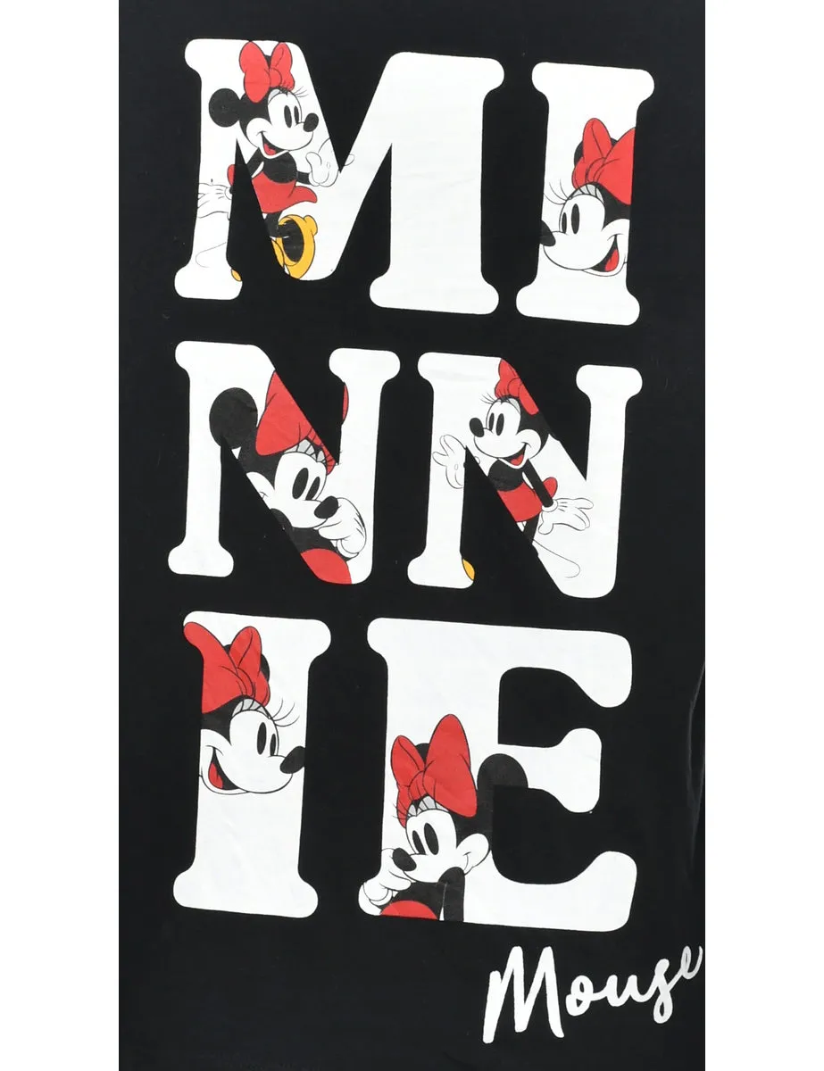 Disney Minne Mouse Cartoon T-shirt - S