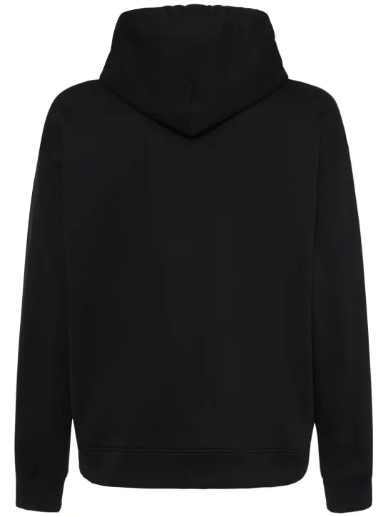 Dolce&amp;Gabbana   Cotton jersey hoodie w/crystals 