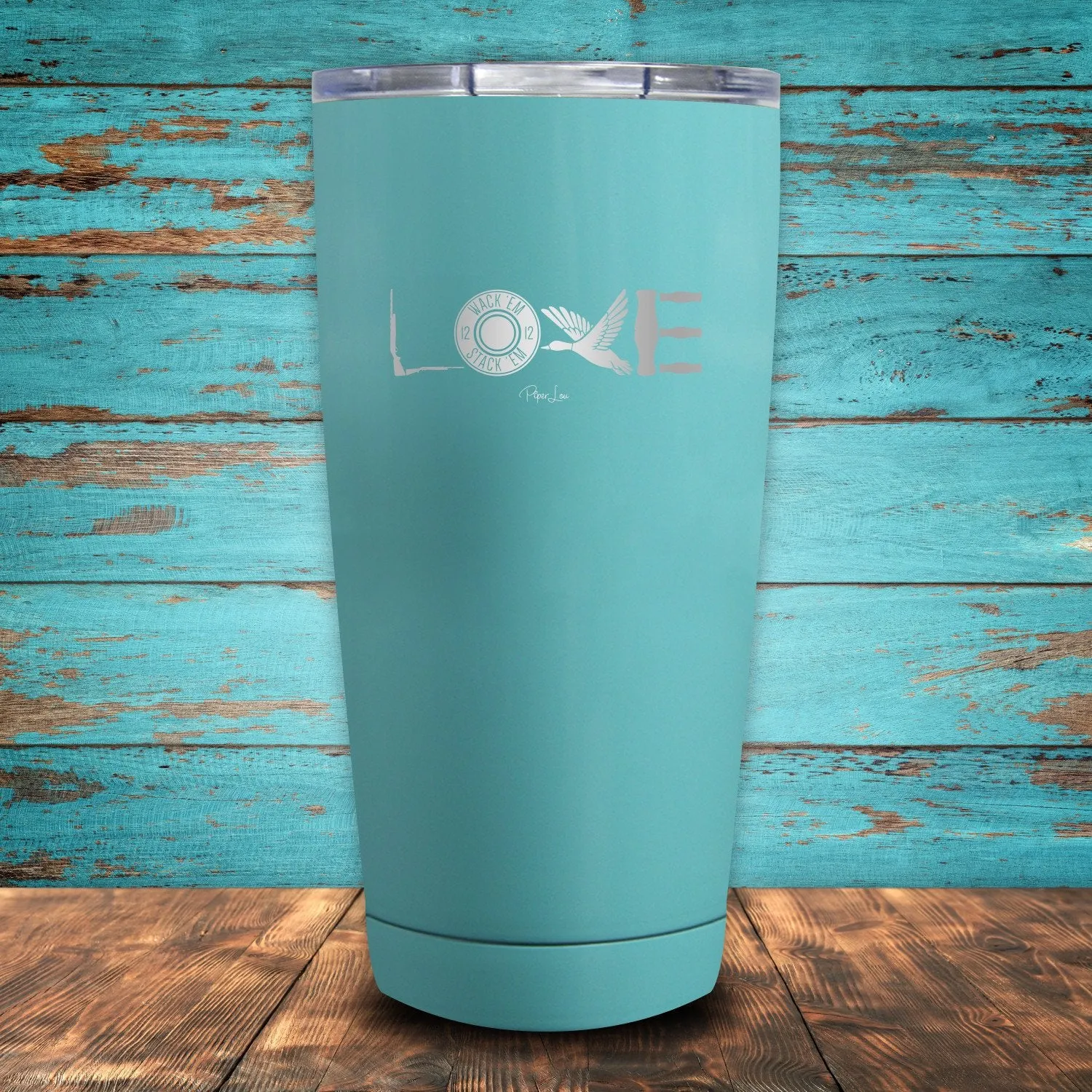 Duck Hunting Love Coated Drinkware