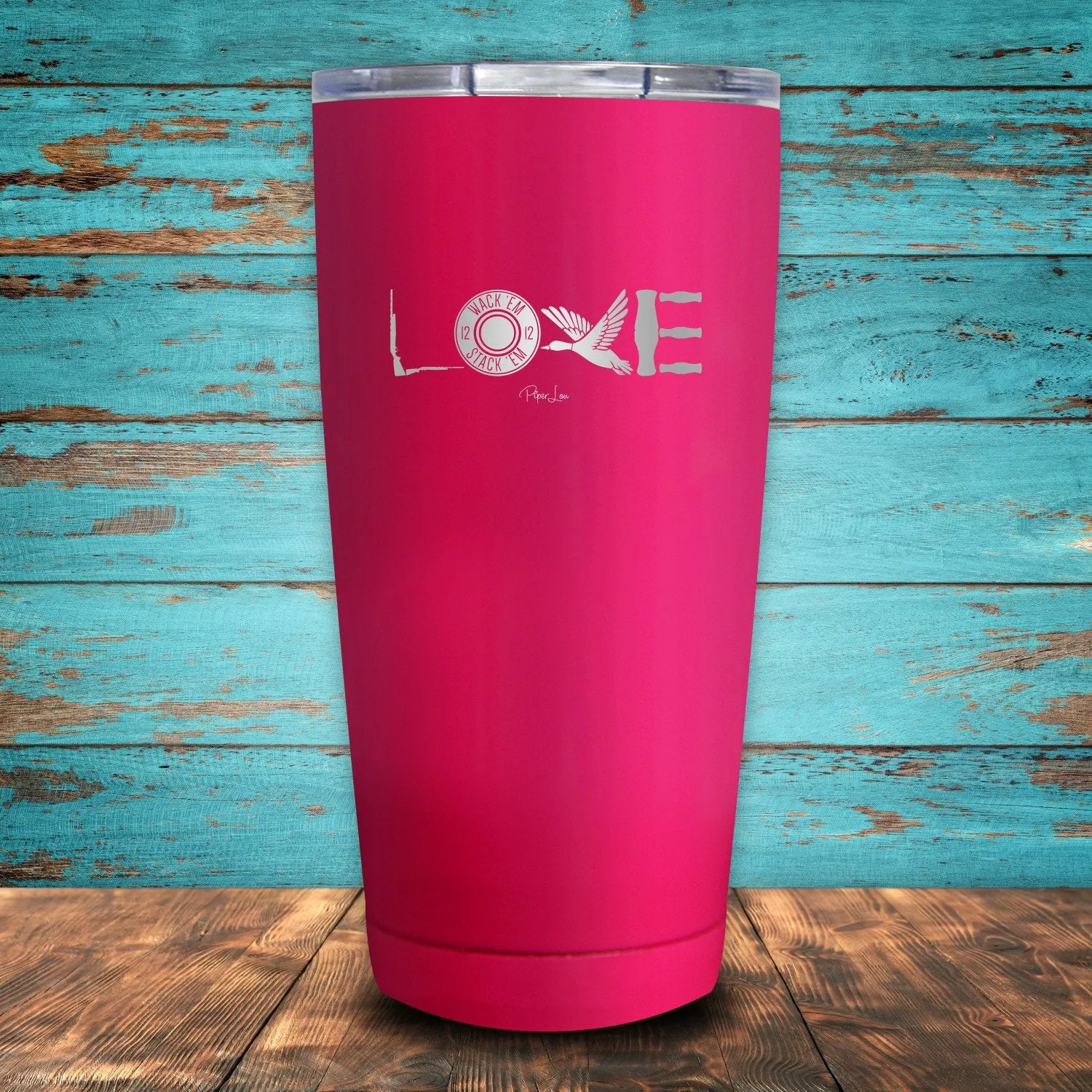 Duck Hunting Love Coated Drinkware