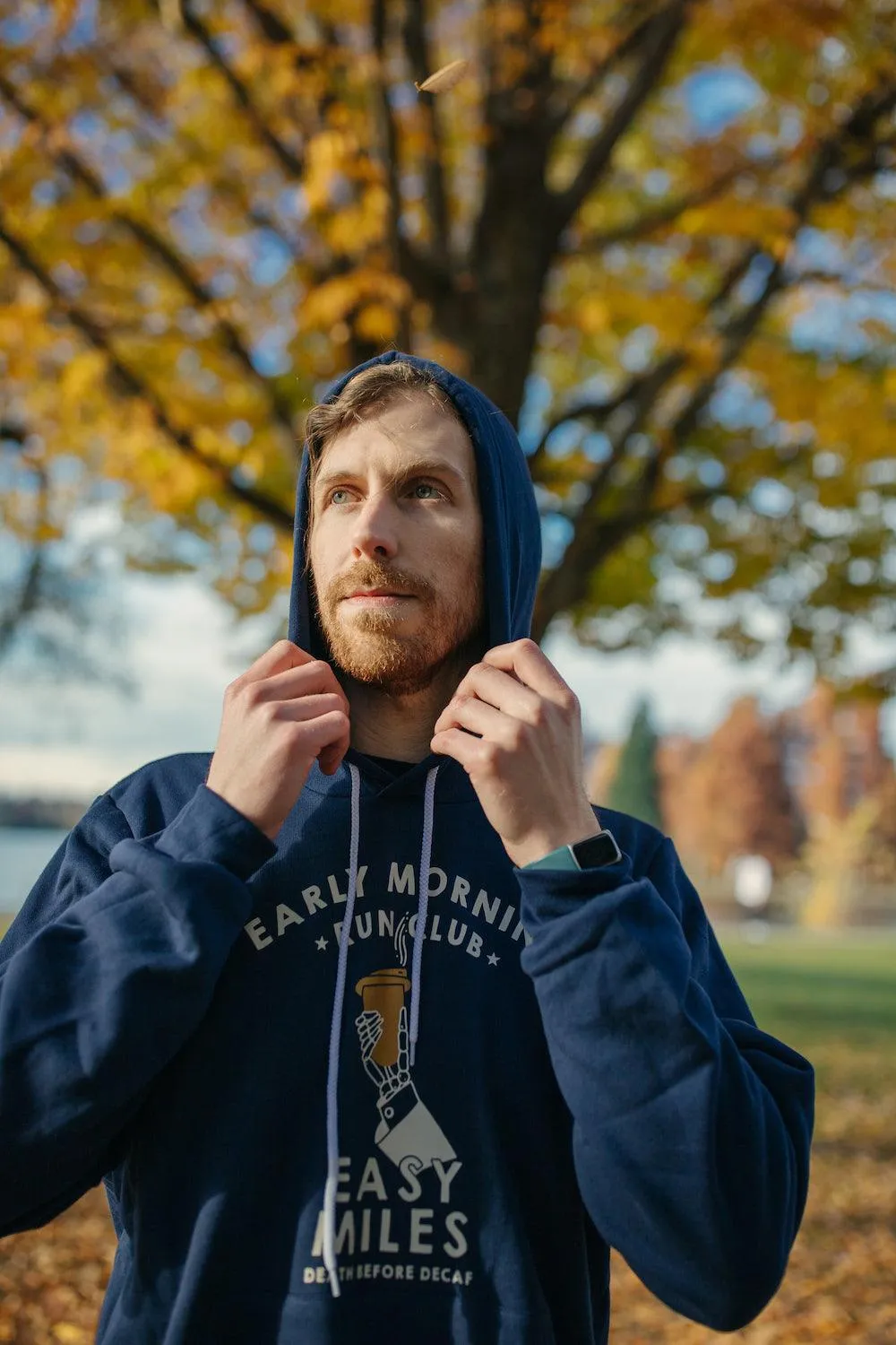 Early Morning Run Club Travel Cup Hoodie