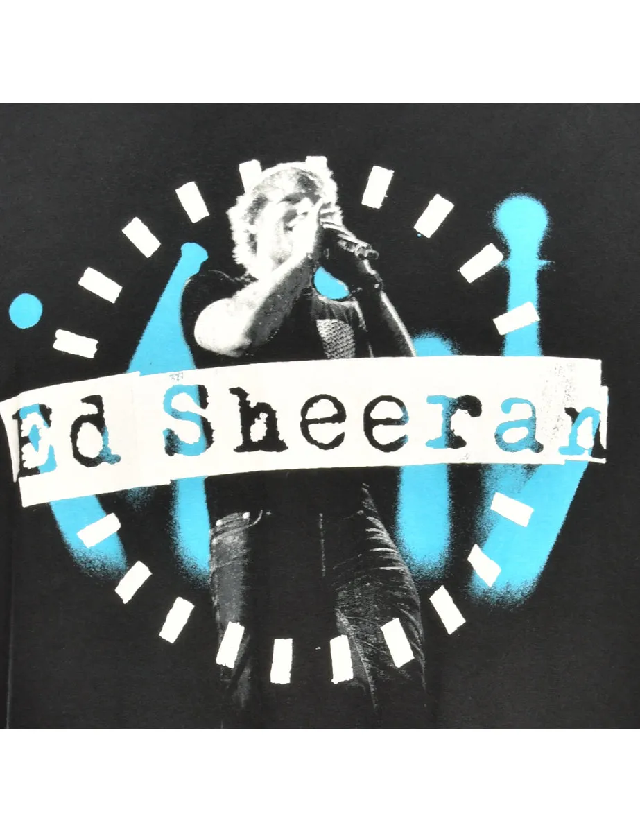 Ed Sheeran Black Band T-shirt - M