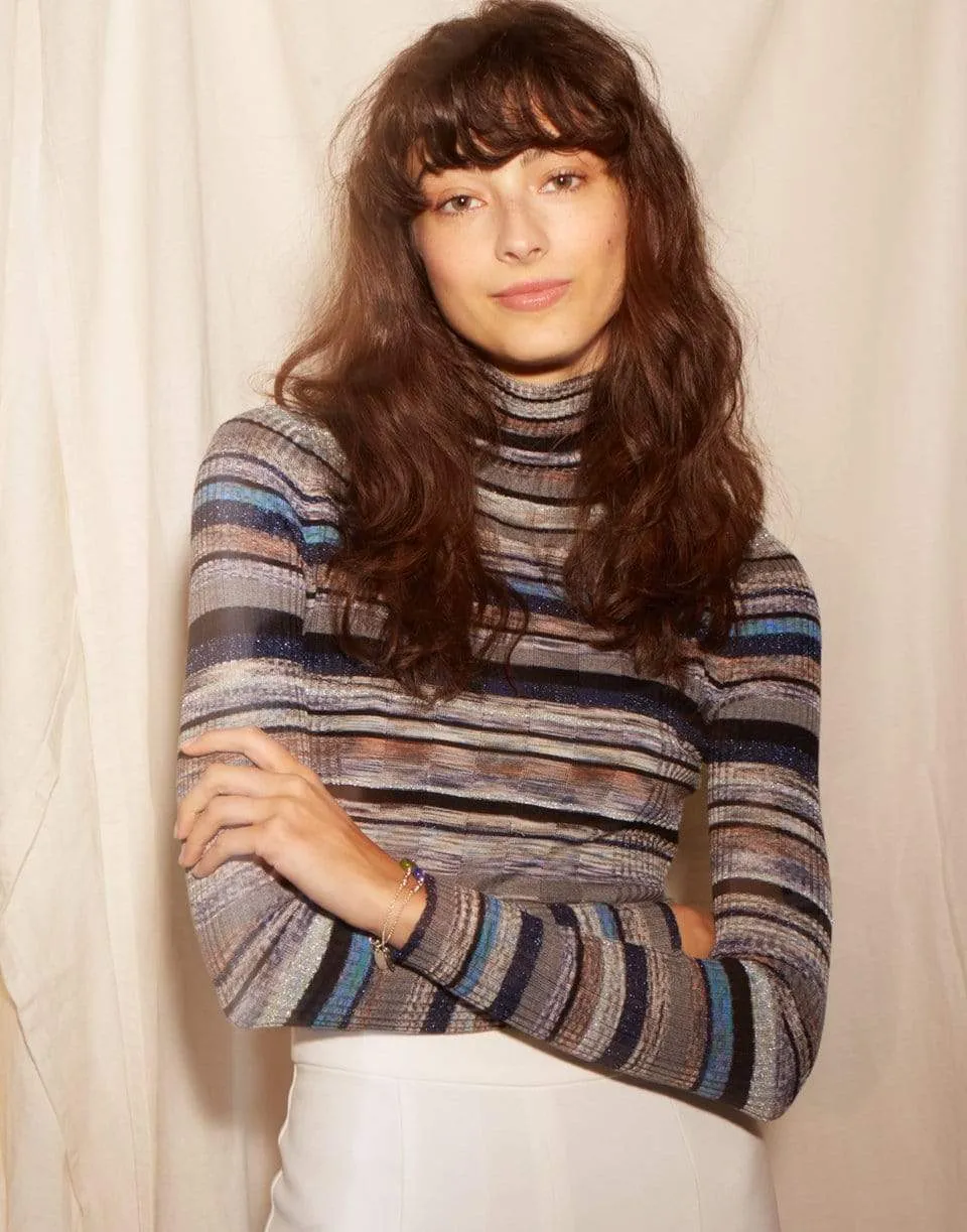 Eden Woodland Stripe Turtleneck