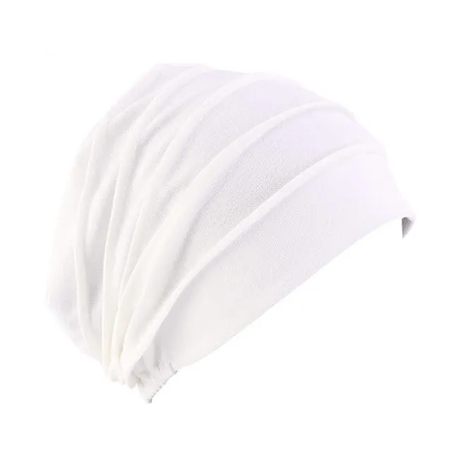 Elastic Cotton Tichel Haircover For Women