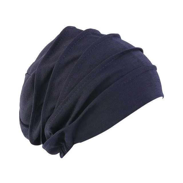 Elastic Cotton Tichel Haircover For Women