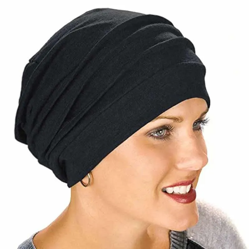 Elastic Cotton Tichel Haircover For Women